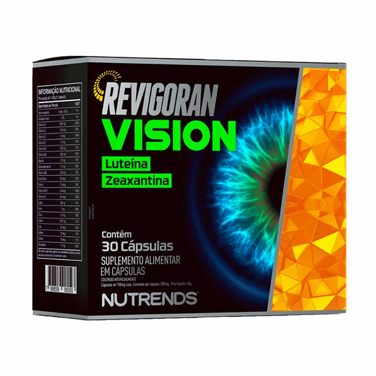 Revigoran Vision Lute�na + Zeaxantina - 30 C�psulas - Nutrends*** Data Venc. 30/5/23