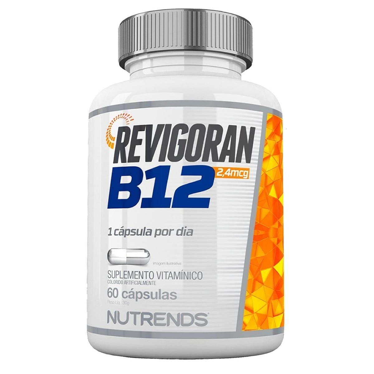 Revigoran Vitamina B12 - 60 C�psulas - Nutrends*** Data Venc. 30/01/2023