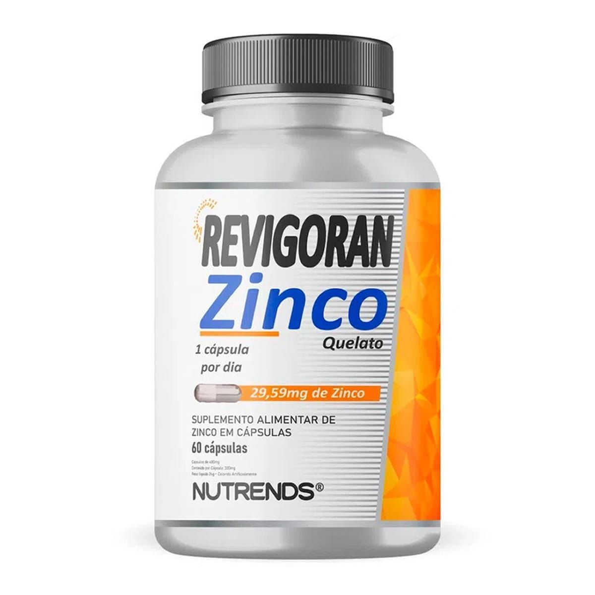 Revigoran Zinco Quelato 400mg - 60 C�spulas - Nutrends
