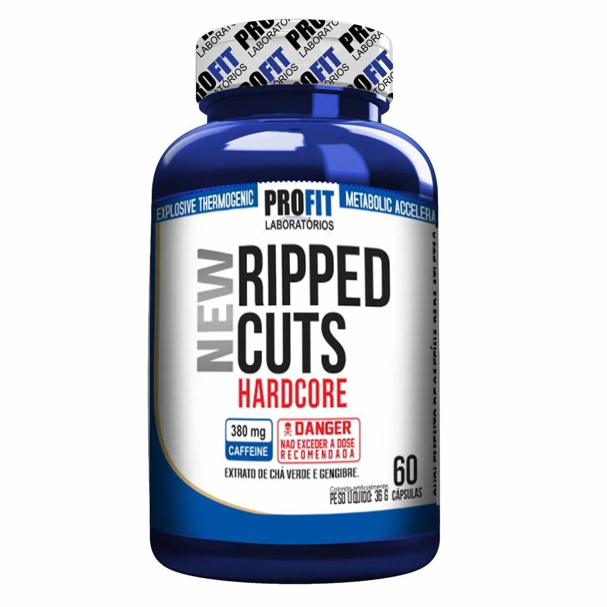 Ripped Cuts Hardcore - 60 C�psulas - ProFit*** Data Venc. 14/11/2022