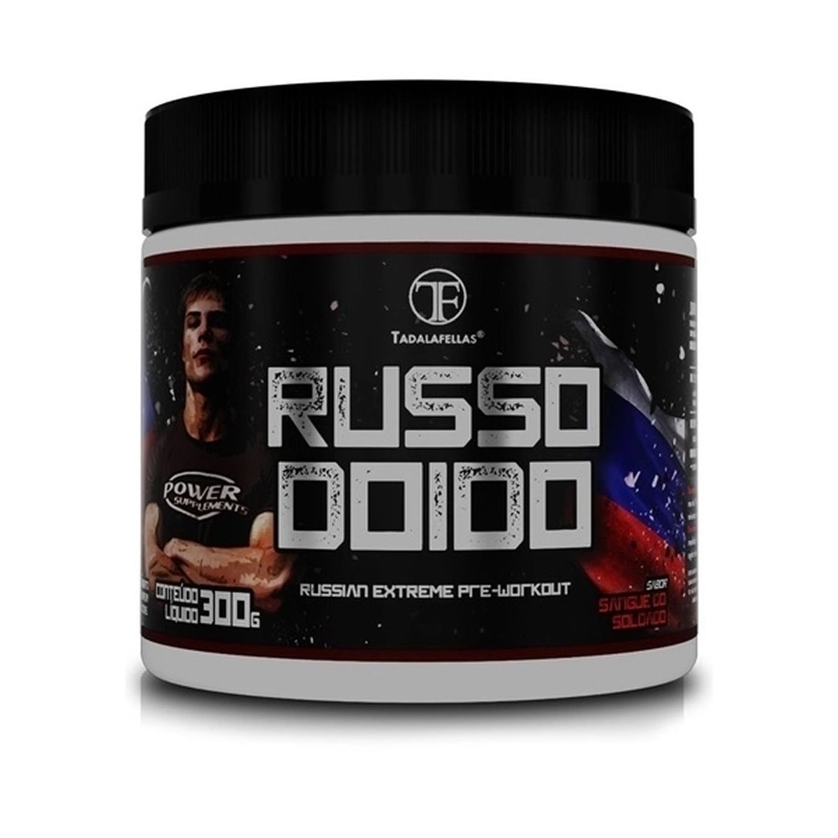 Russo Doido Pre-Workout  - 300g Sangue do Soldado - Power Supplements
