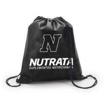 Sacola em Microfibra Preta - Nutrata
