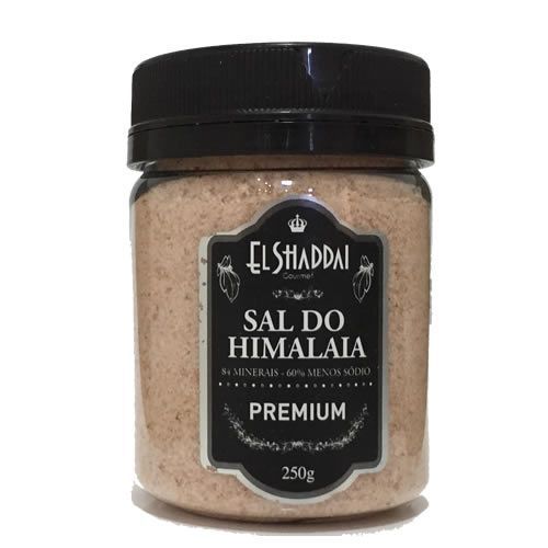 Sal Rosa do Himalaia Fino Pote 250g - El Shaddai Gourmet