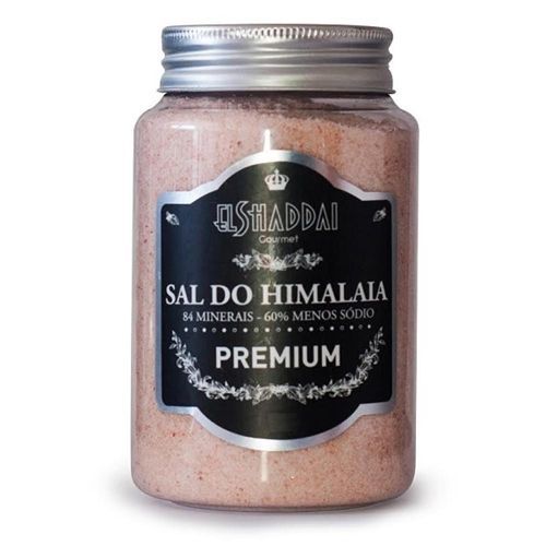 Sal Rosa do Himalaia Fino Pote 500g - El Shaddai Gourmet
