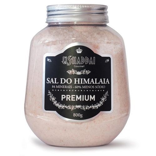 Sal Rosa do Himalaia Fino Pote 800g - El Shaddai Gourmet