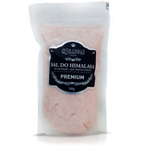 Sal Rosa do Himalaia Fino Refil 500g - El Shaddai Gourmet