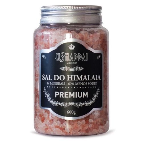 Sal Rosa do Himalaia Grosso Pote 600g - El Shaddai Gourmet