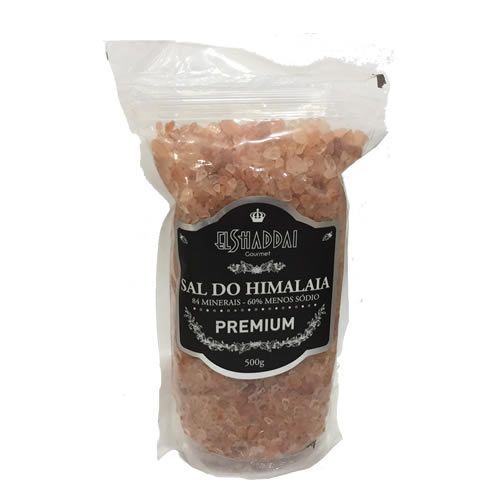 Sal Rosa do Himalaia Grosso sach� 500g - El Shaddai Gourmet