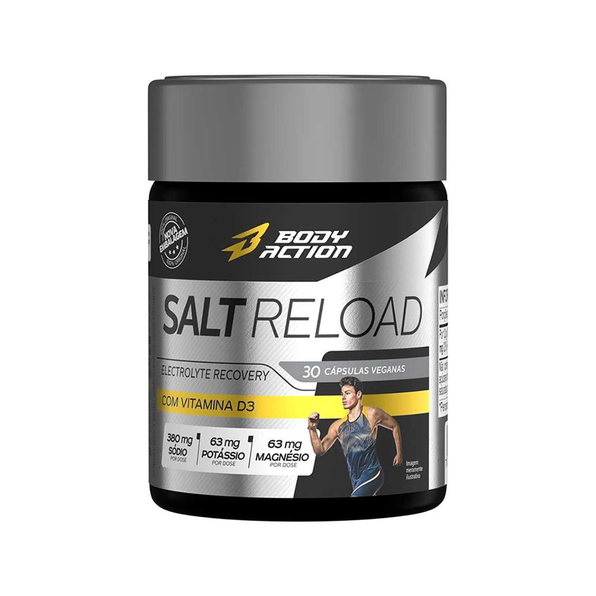 Salt Reload - 30 C�psulas - BodyAction