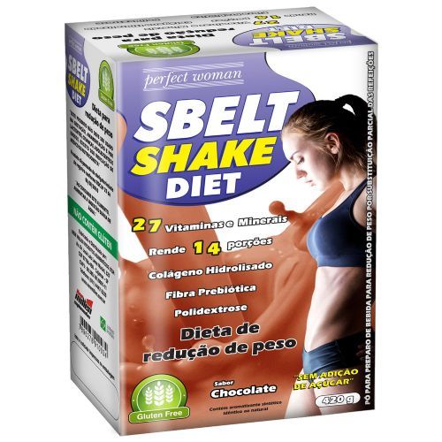 Sbelt Shake Diet  - 420G Chocolate - New Millen*** Data Venc. 28/10/2017