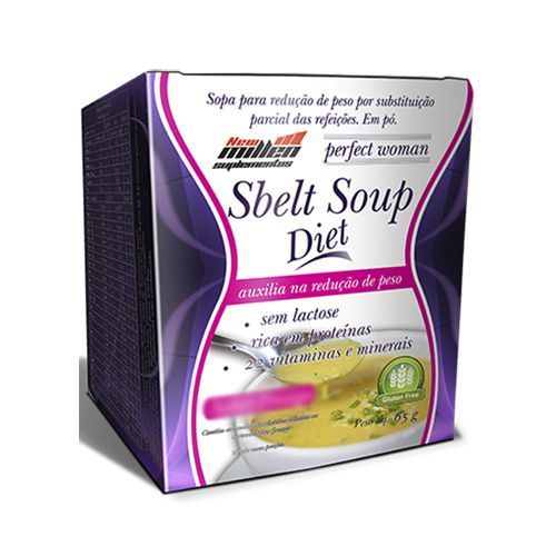 Sbelt Soup Diet - Sabor Carne 10 sach�s 65g - New Millen