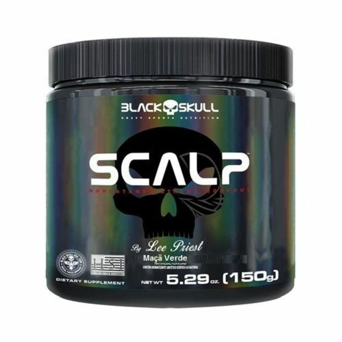 Scalp - 150g Ma�� Verde - Black Skull