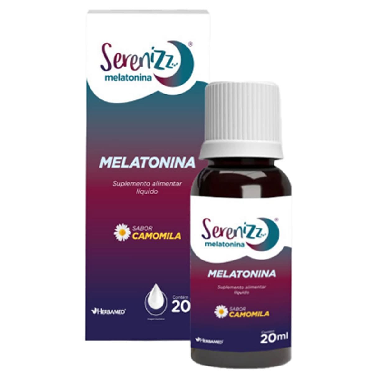 Serenizz Melatonina - 20ml Camomila - Herbamed