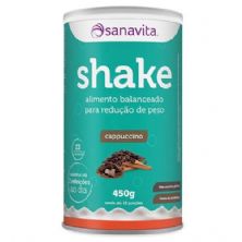 Shake - 450g Cappuccino - Sanavita*** Data Venc. 05/12/2019