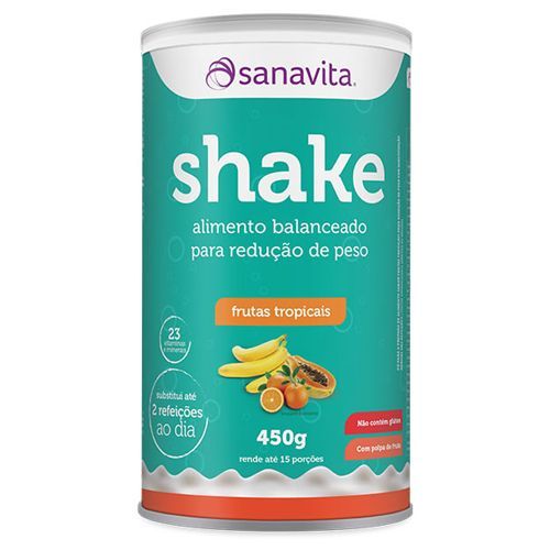 Shake - 450g Frutas Tropicais - Sanavita
