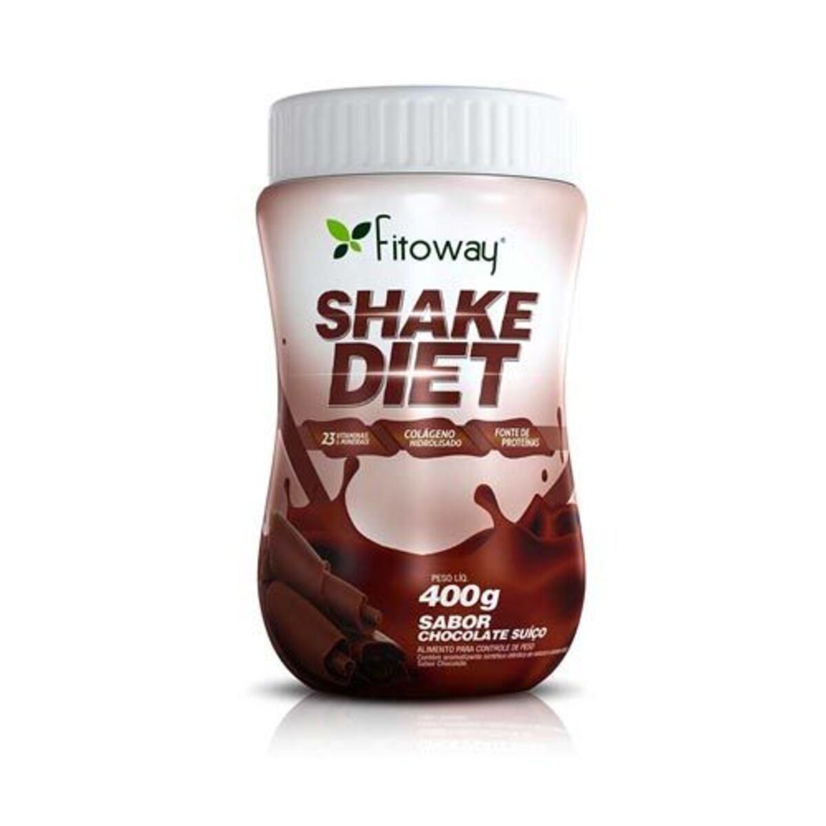 Shake Diet - 400g Chocolate Sui�o - Fitoway