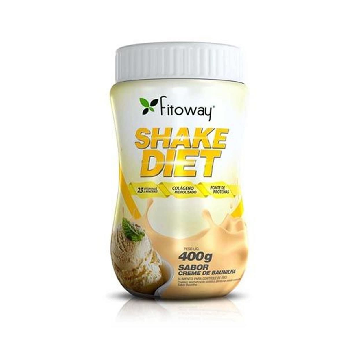 Shake Diet - 400g Creme de Baunilha - Fitoway