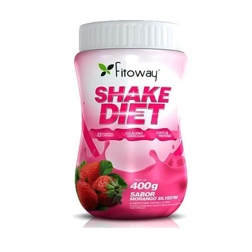 Shake Diet - 400g Morango Silvestre - Fitoway*** Data Venc. 05/01/2018