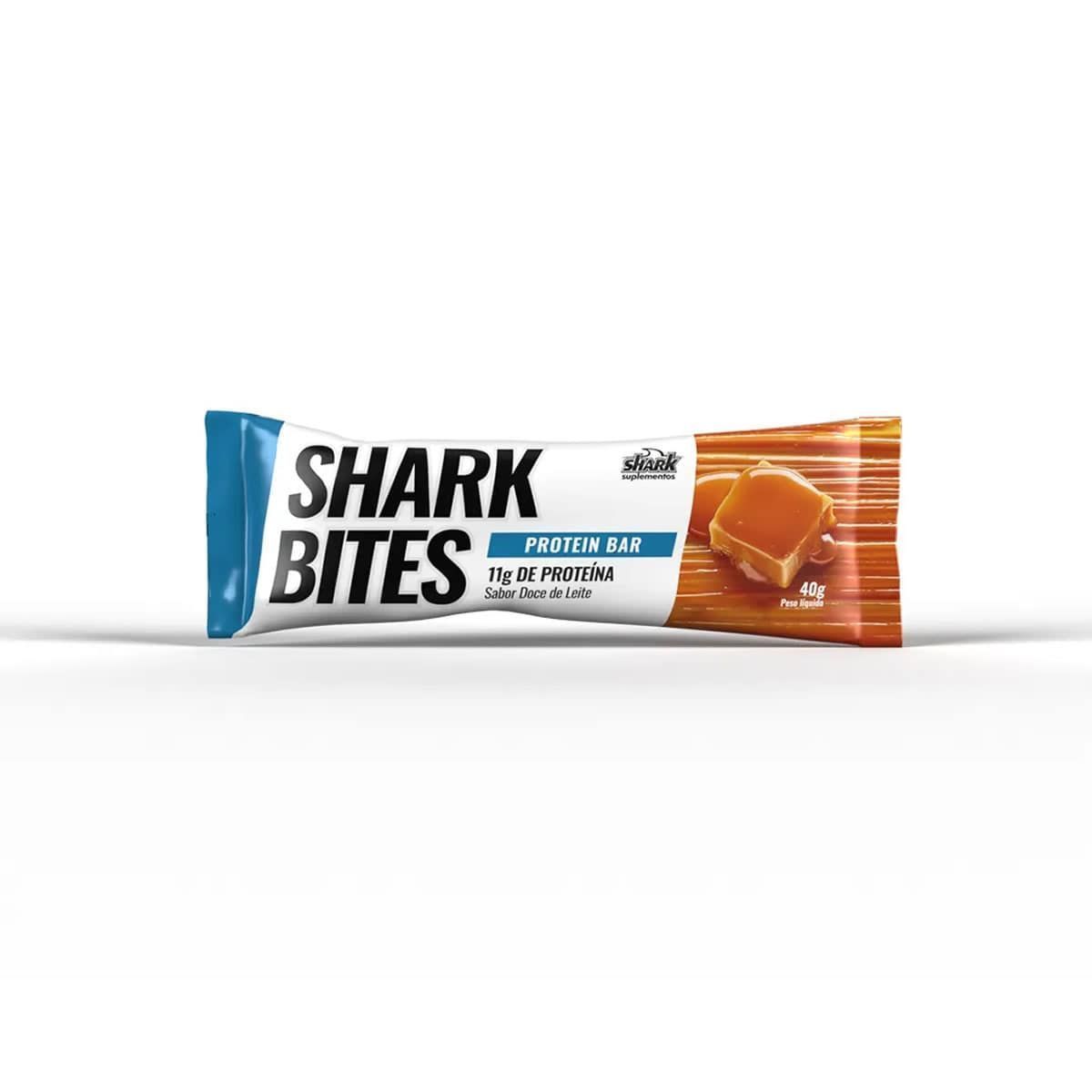 Shark Bites - 1 Unidade 40g Doce de Leite - Shark Pro*** Data Venc. 11/05/2024