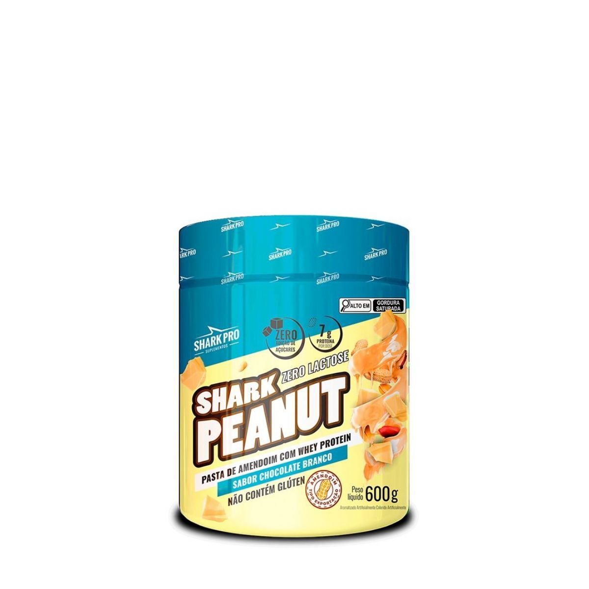 Shark Peanut Zero Lactose - 600g Chocolate Branco - Shark Pro*** Data Venc. 10/11/2025