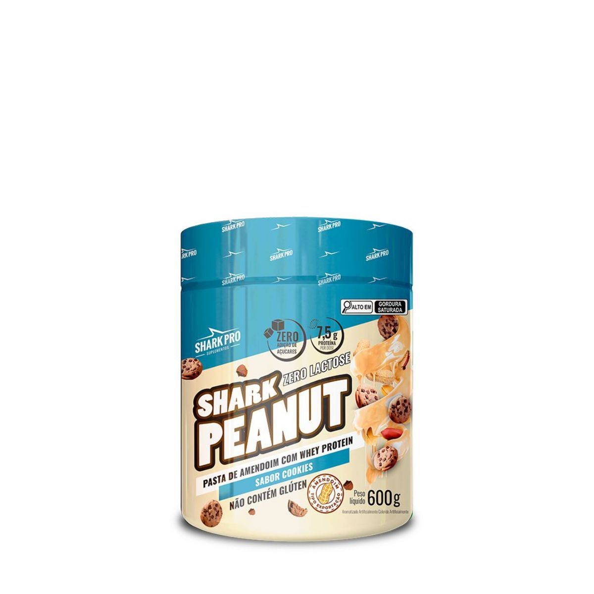 Shark Peanut Zero Lactose - 600g Cookies - Shark Pro