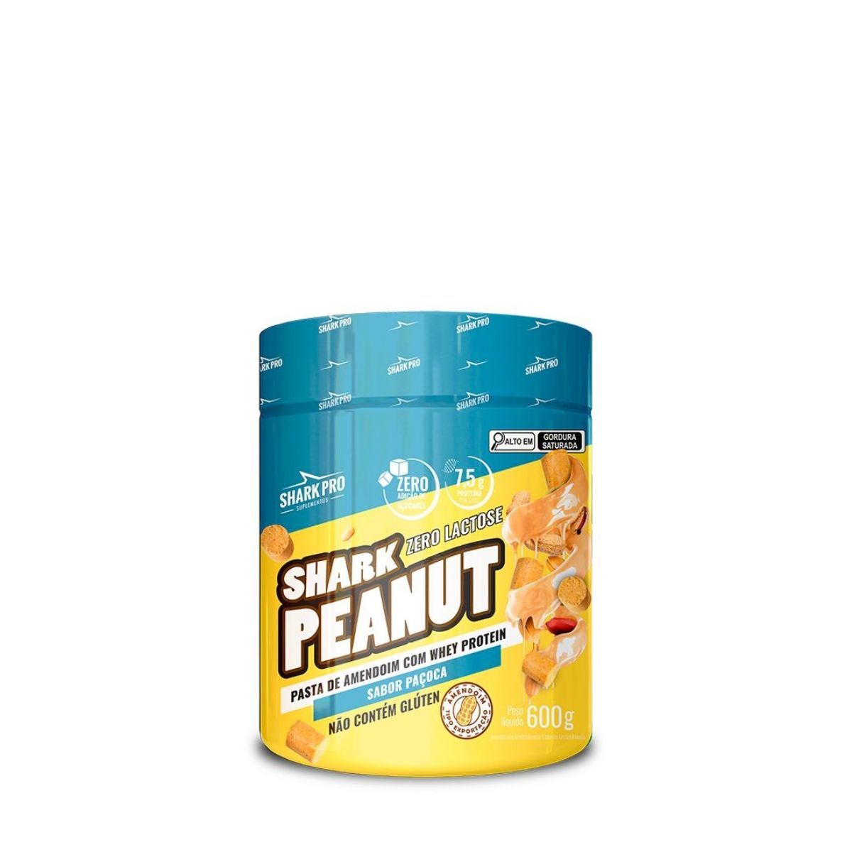 Shark Peanut Zero Lactose - 600g Pa�oca- Shark Pro