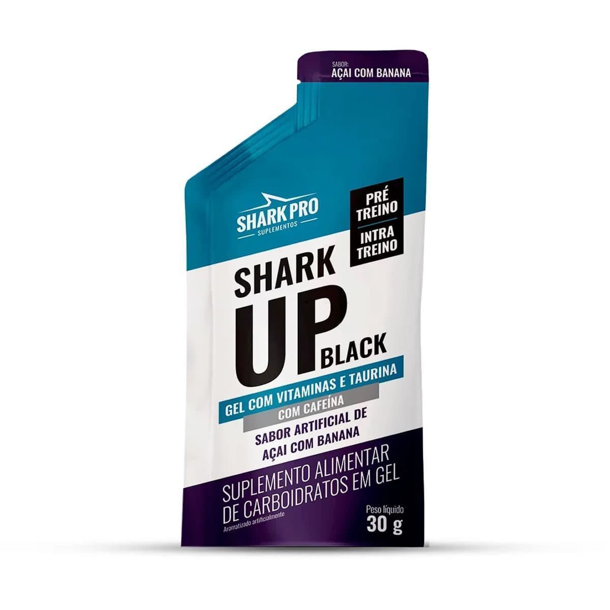 Shark Up Black Gel - 1 Sach� 30g A�a� Com Banana - Shark Pro
