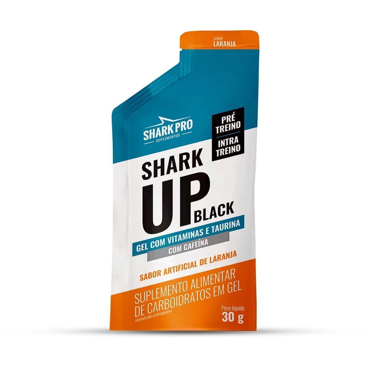Shark Up Black Gel - 1 Sach� 30g Laranja - Shark Pro