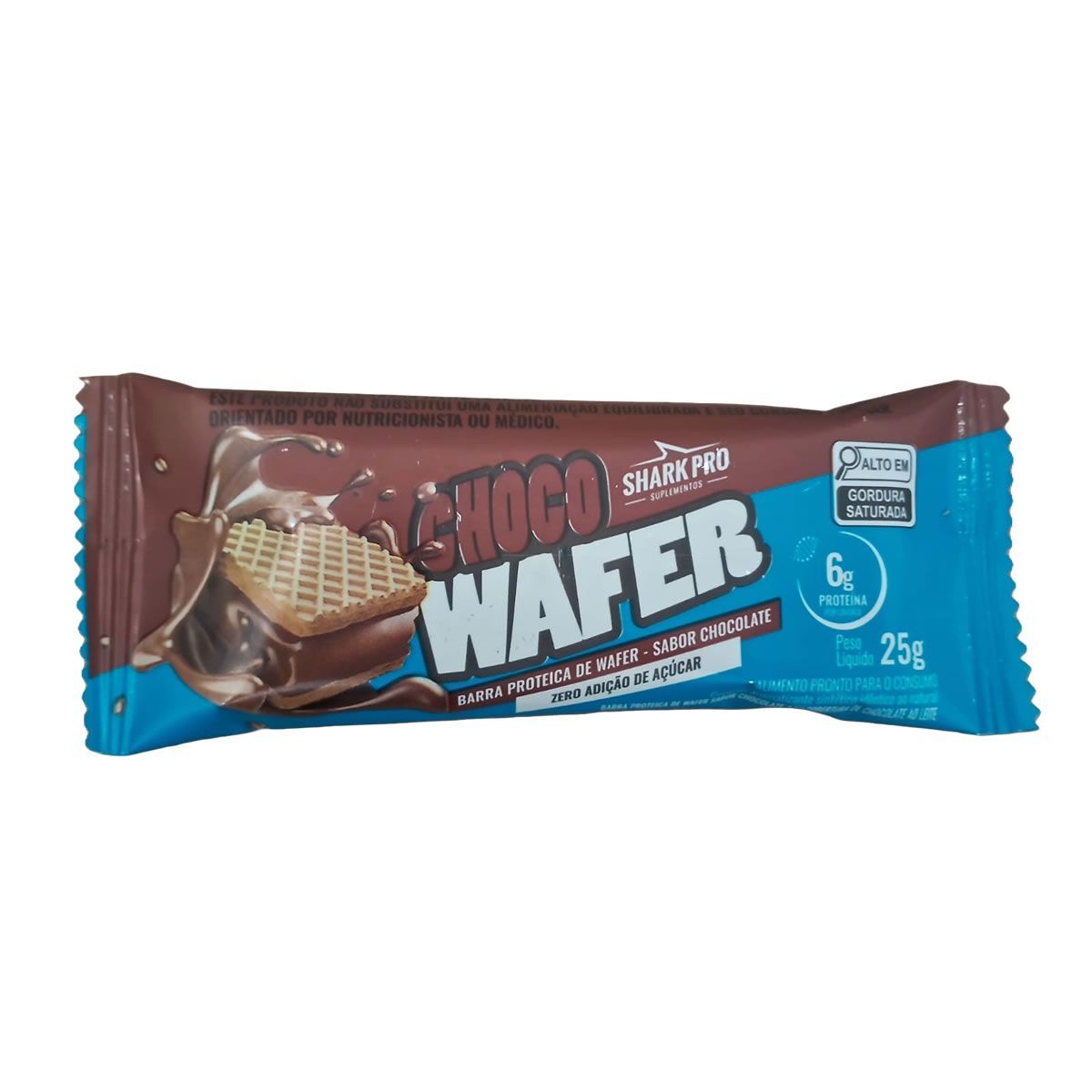 Wafer Proteico - 1 Barras 25g Chocolate - Shark Pro