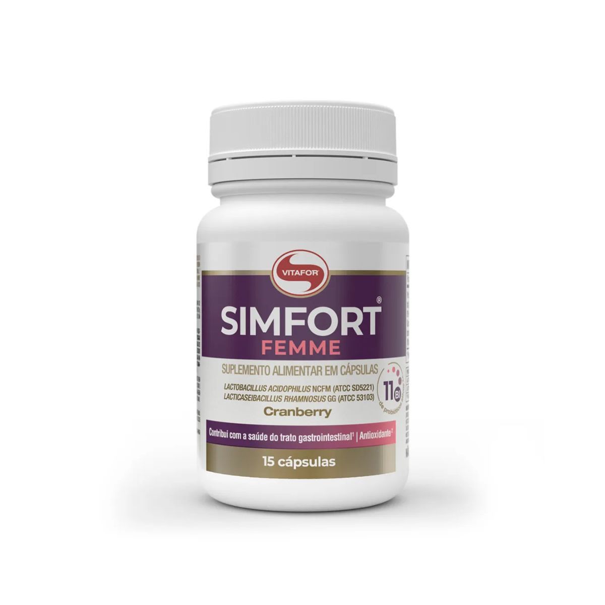 Simfort Femme Cranberry - 15 C�psulas - Vitafor
