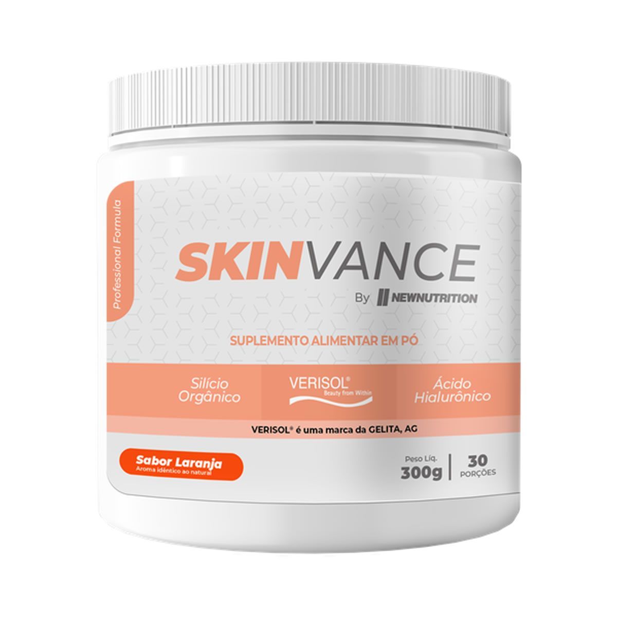 Col�geno Skinvance - 300g Laranja - NewNutrition
