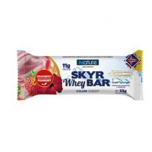 Skyr Whey Bar - 1 unidade 33g Strawberry Whith Hibiscus Yoghurt - Nature