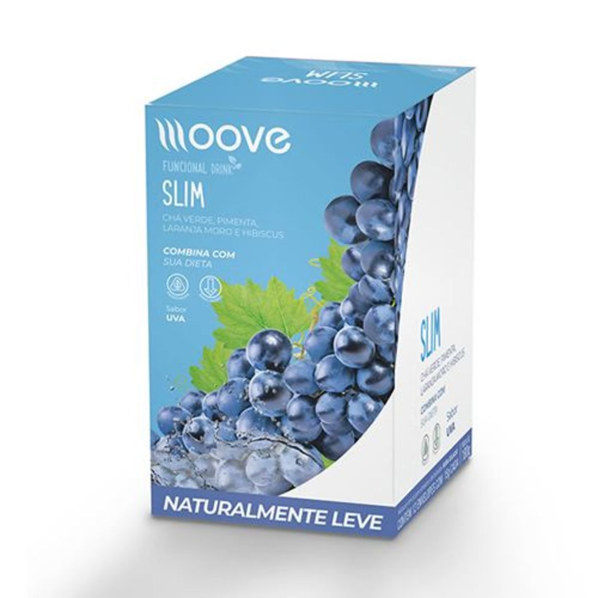 Slim - 12 Envelopes 15g - Uva - Moove Nutrition*** Data Venc. 28/02/2021