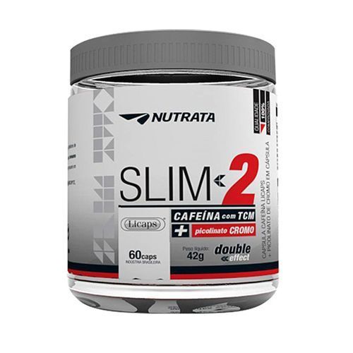 Slim 2 Cafe�na + Cromo - 60 C�psulas - Nutrata*** Data Venc. 30/01/2020