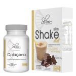 Slim Shake Diet - 300g Chocolate + Col�geno - 100 C�psulas - Slim Weight Control