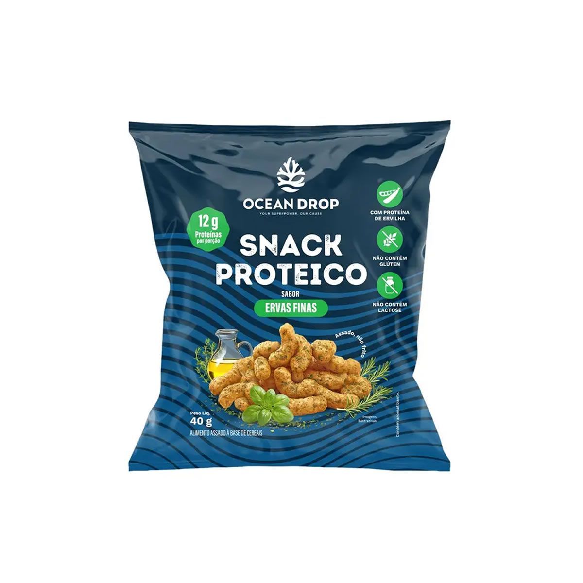 Snack Proteico - 40g Ervas Finas - Ocean Drop