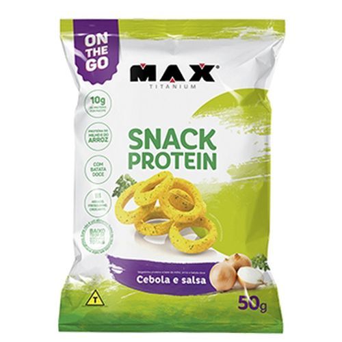 Snack Protein - 50g Cebola Slasa - Max Titanium