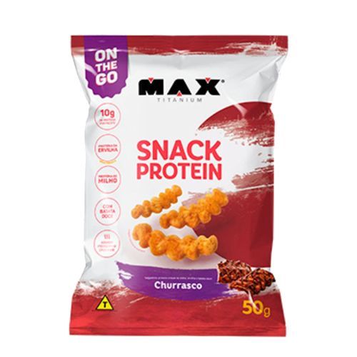 Snack Protein - 50g Churrasco - Max Titanium