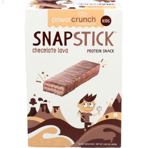 Snapstick Proteins Snack - 12 Unidades 32g Chocolate Lava - Power Crunch