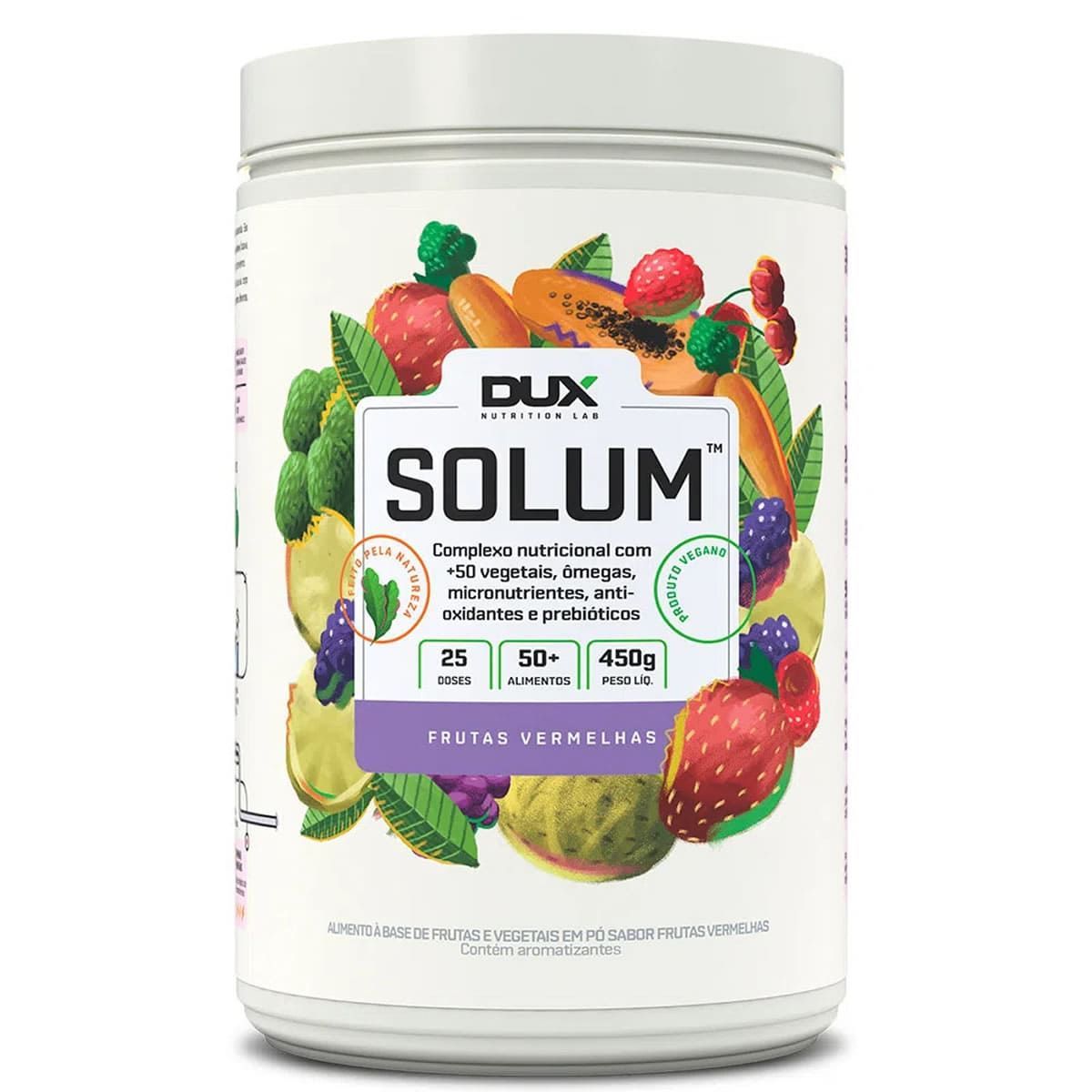 Solum - 450g Frutas Vermelhas - Dux Nutrition