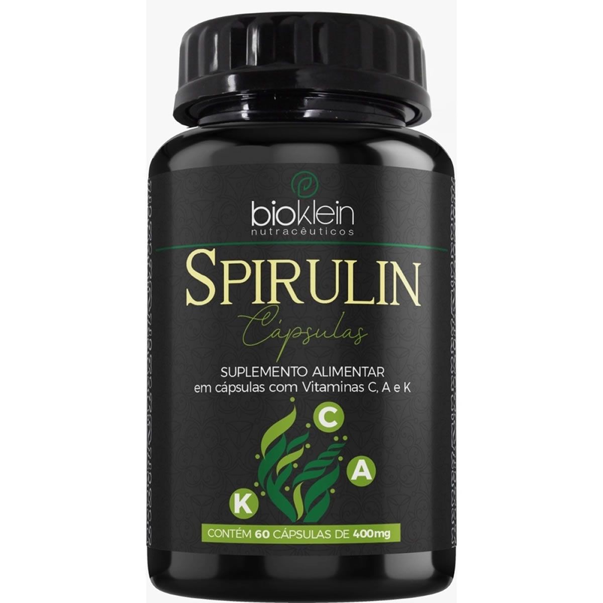 Spirulin - 60 C�psulas - Bioklein
