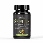 Spirulin com Vitaminas A, C e K - 60 C�psulas - Bioklein
