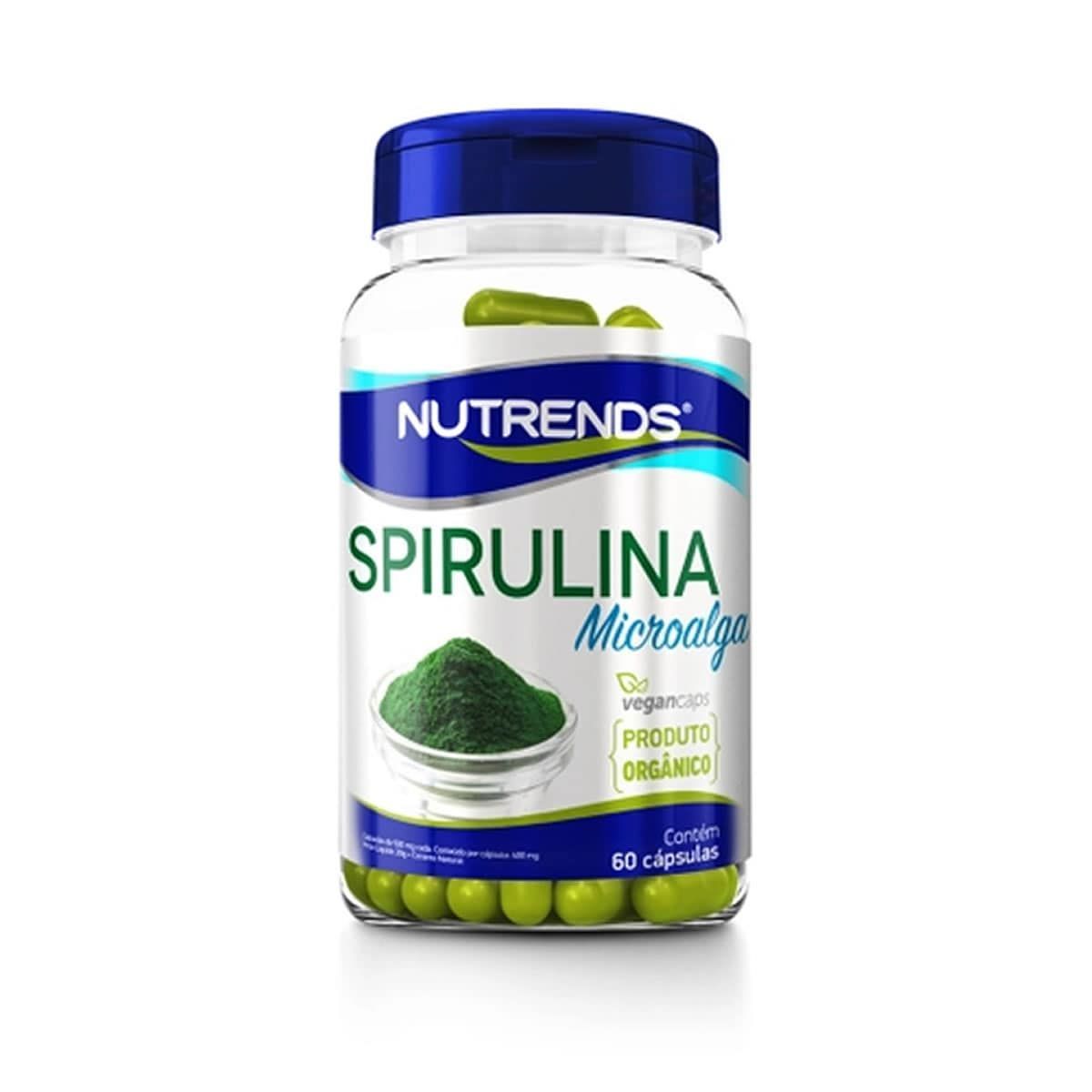 Spirulina Microalga - 60 C�psulas - Nutrends
