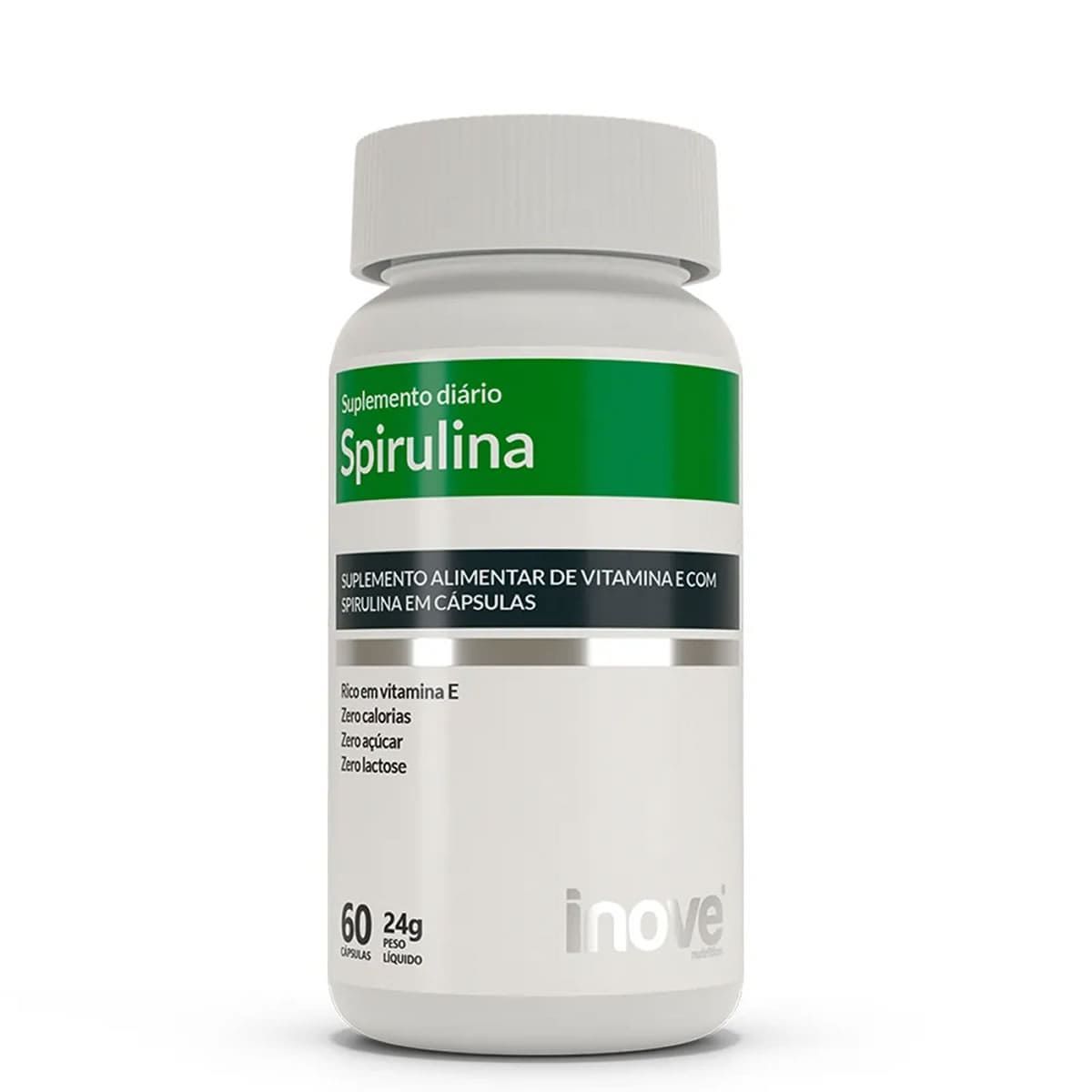 Spirulina Super Food - 60 c�psulas - Inove Nutrition