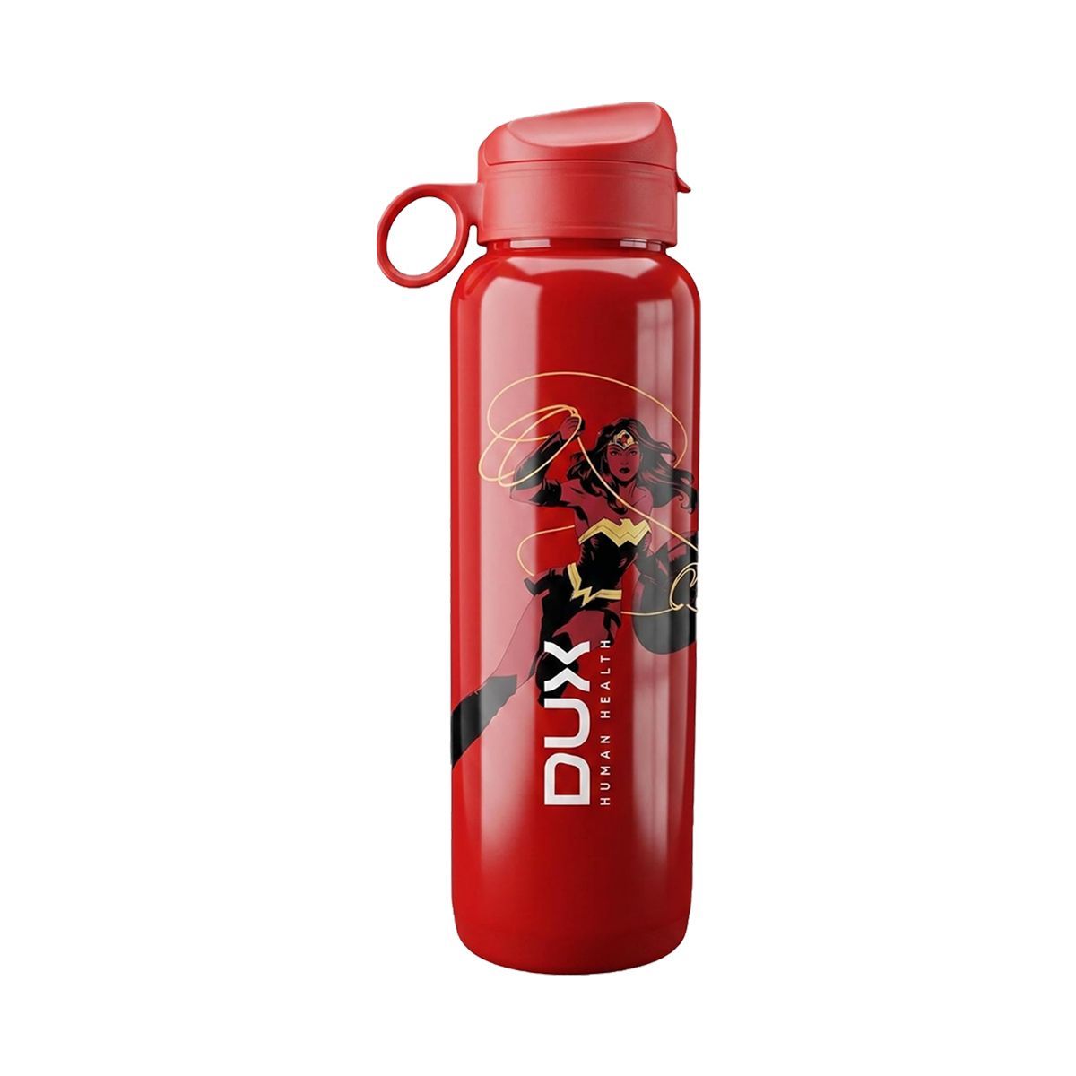 Squeeze Mulher Maravilha DC - 1000ml Vermelha - Dux Nutrition