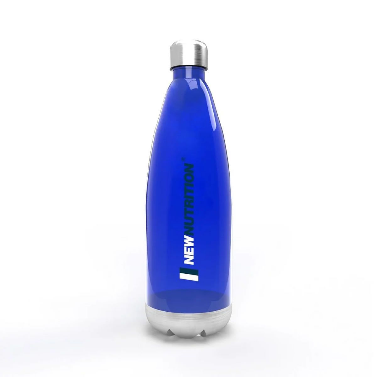Squeeze Pl�stica com Inox - 700ml  Azul - NewNutrition