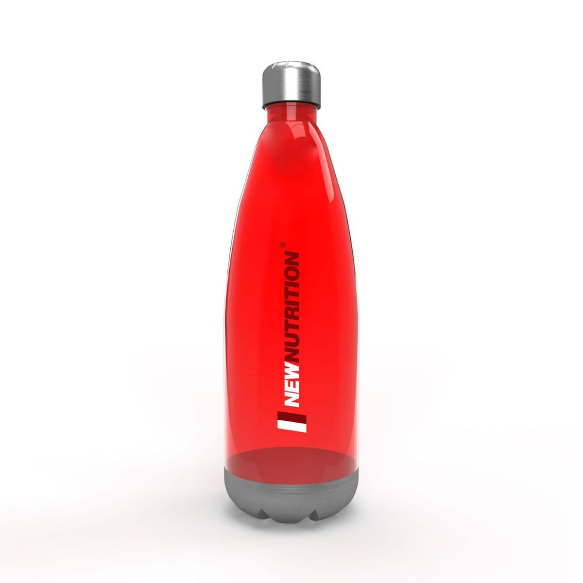 Squeeze Pl�stica com Inox  - 700ml Vermelha - NewNutrition
