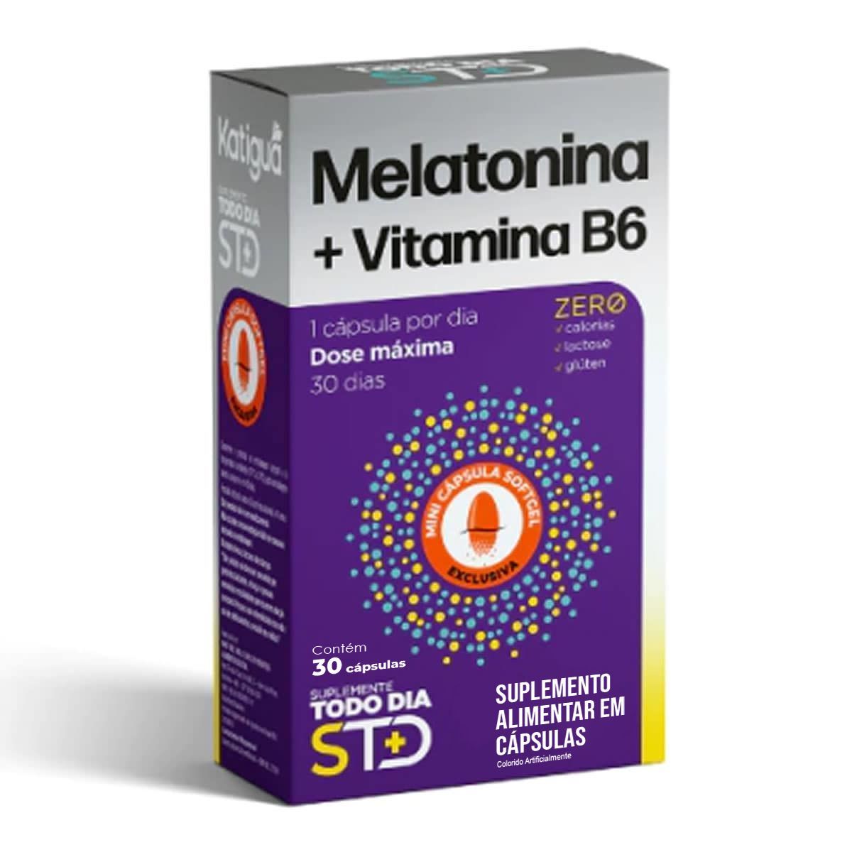 Melatonina 210mcg - 30 C�psulas - Katigu�