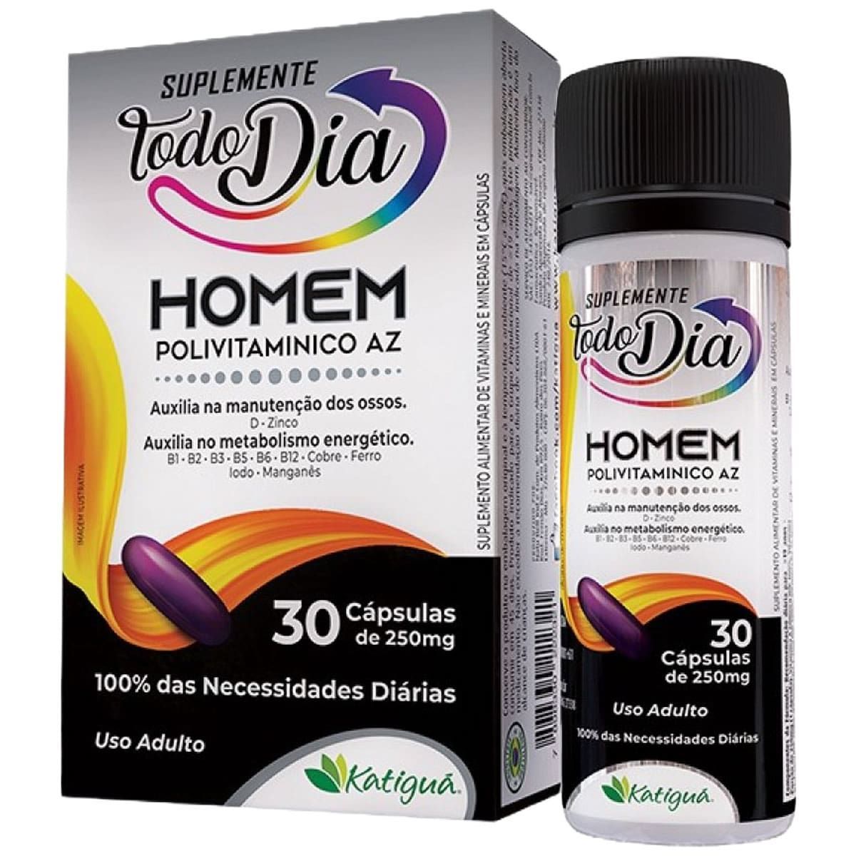STD Polivitam�nico AZ Homem - 30 C�psulas - Katigu�