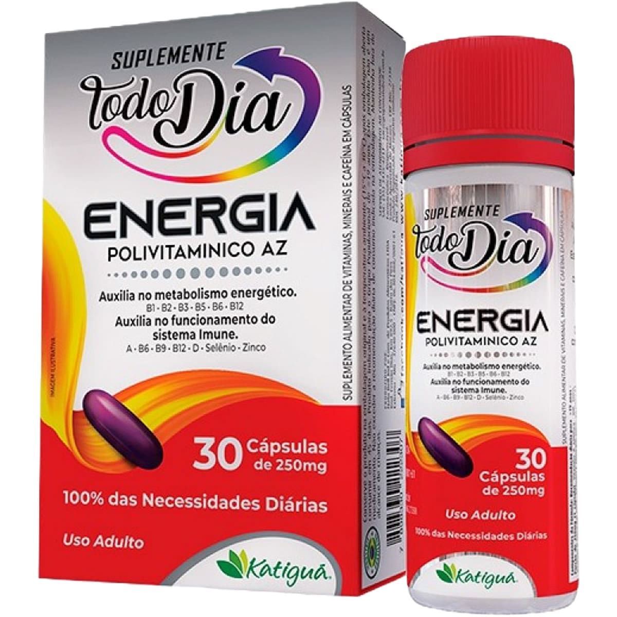 STD Polivitam�nico Energia AZ - 30 C�psulas - Katigu�